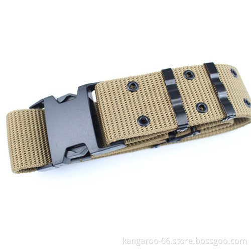 Zinc Alloy Buckle Black Security Duty Belt
